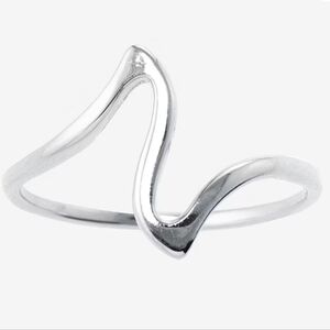Sterling Silver Wave Ring Size 9 & 10